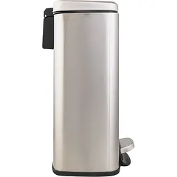 Відро для сміття MBM My Home з кришкою та педаллю 5 л сірий (BIN-15 5L SS) - мініатюра 6