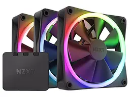 Вентилятор для корпусу NZXT F120 RGB Triple Pack Black (RF-R12TF-B1)