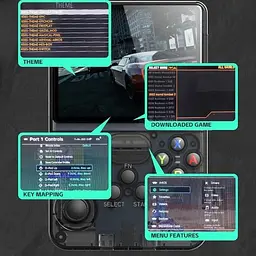 Ретро ігрова приставка Data Frog R36s 15000 games in 1 Purple [112452] - мініатюра 9