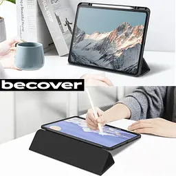 Чохол-книжка BeCover Soft Edge TPU з кріпленням Apple Pencil для Apple iPad Pro 13 M4 2024 Чорний (711717) - мініатюра 4
