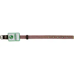 Нашийник одинарний Lucky Pet Melange, 30-40х2 см, коричневий - мініатюра 2