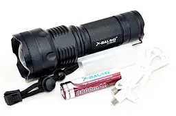 Ліхтар ручний X-Balog BL-P09-P50 zoom +18650 + microUSB + 5 режимів - мініатюра 4
