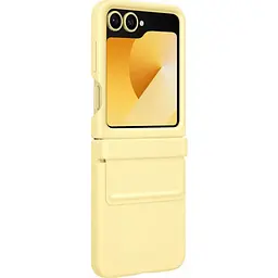 Чохол Epik Leather Case для Samsung Galaxy Flip6 Yellow AAA [113353] - мініатюра 2