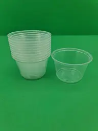 Соусник пластиковий 4OZ, 118 мл, 100 шт, колір прозорий, харчовий поліпропілен для соусів, доставки та HoReCa - мініатюра 2