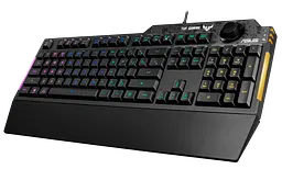 Клавіатура Asus TUF Gaming K1 USB UKR RGB Black (90MP01X0-BKMA00) - мініатюра 2