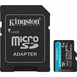 Карта пам'яті Kingston MicroSDXC 1TB Canvas Go! Plus class 10 UHS-I U3 V30 A2 Adapter SD (SDCG4/1TB)