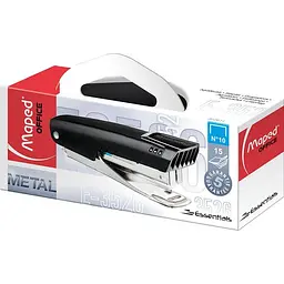 Степлер Maped Essentials Metal компактний №10, 15 аркушів чорний (MP.352611) - мініатюра 3