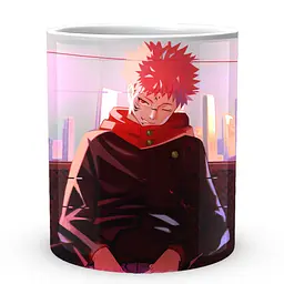 Кухоль GeekLand Jujutsu Kaisen Магічна Битва Сукуна JK.02.31 330 мл білий - мініатюра 2