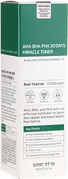 Тонер для обличчя Some By Mi AHA BHA PHA 30 Days Miracle Toner з комплексом кислот 150 мл - мініатюра 2