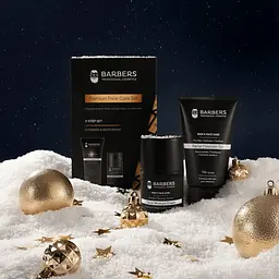 Подарунковий новорічний набір для догляду за обличчям Face Care Gift Set Barbers - мініатюра 3