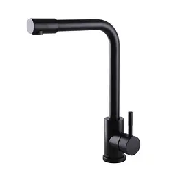 Змішувач для кухні Globus Lux Alpen SUS-403-BB Чорний матовий - мініатюра 3