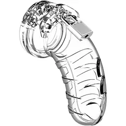 Пояс вірності для чоловіків ManCage 04 Chastity Cage 12 см прозорий