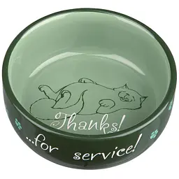 Миска Trixie для котів Thanks for Service 11 см 0.3 л в асортименті (24793) - мініатюра 10