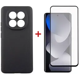 Чохол до мобільного телефона Dengos Carbon + glass Xiaomi Redmi Note 15 Black (DG-KM-185)