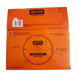 Диск пиляльний GTM 210×30мм, 80 зубів, по ламінату (SBL-21080) - мініатюра 3