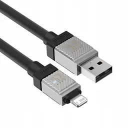 Кабель Baseus CoolPlay Series Fast Charging Cable USB to Lightning 2.4A 2m CAKW000501 Black - мініатюра 5