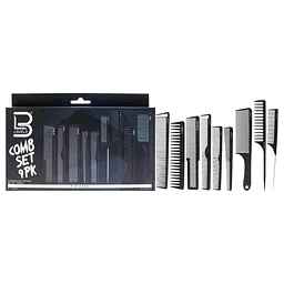 Набір гребінців для волоссся Level3 Comb Set 9 шт - мініатюра 2