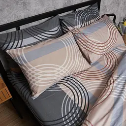 Комплект постільної білизни Moon&Star Микросатин Premium Free Spirit Полуторний 143х210 наволочки 2х70х70 - мініатюра 5
