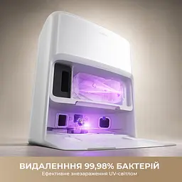 Робот-пилосос MOVA V50 Ultra Complete White EUA - мініатюра 9