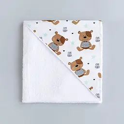 Пелюшка багаторазова Cosas непромокаюча Teddy Bear 70х120 см, бежева - мініатюра 3