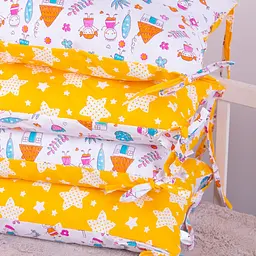 Подушка-борт MirSon Kids Time 18-0002 Sweet Home захисна біла 4 шт. - мініатюра 6