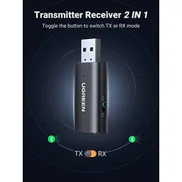 Bluetooth-адаптер Ugreen CM523 (60300) - мініатюра 3
