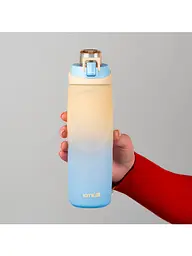 Пляшка KITE для води 760 мл бежево-синя (K26-1200-1) - мініатюра 4