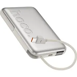 Зовнішній акумулятор Hoco Q43 Clever 10000mAh 20W Silver [165933] - мініатюра 3