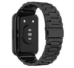 Металевий ремінець Primolux для смарт-годинника Huawei Watch Fit 2 Black - мініатюра 2