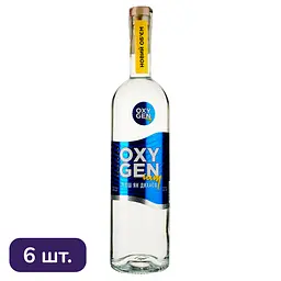 Упаковка горілки Oxygenium Особлива 40% 6 л (1 л x 6 шт.)
