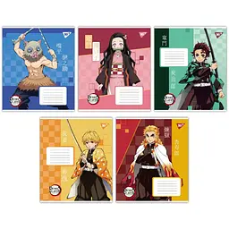 Зошит Yes Demon Slayer, А5, 24 аркуші, клітинка, для учнів (767287)