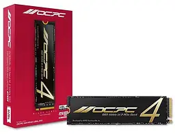 Накопичувач SSD 4Tb OCPC MBL-401 Heatsink M.2 2280 NVMe PCIe 4.0 x4 - мініатюра 3