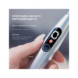Електрична зубна щітка Oclean X Plus Pro Digital Silver (6970810556179) - мініатюра 5