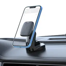 Автотримач XO C98B Magnetic mobile phone holder in car center console Чорний - мініатюра 2