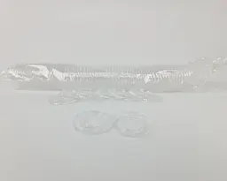 Кришка для соусника 1,0OZ, 100 шт, колір прозорий, харчовий поліпропілен для пакування соусів і салатів, зручний формат для - мініатюра 2