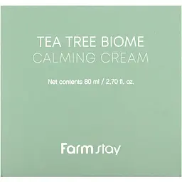 Крем для обличчя FarmStay Tea Tree Biome Calming Cream 80 мл - мініатюра 4