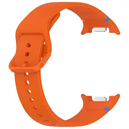 Силіконовий ремінець на смарт годинник Samsung Galaxy Watch 8 40mm/8 Classic 46mm/8 44mm, Silicone, orange, зі зручною застібкою, на фітнес браслет, ArmorStandart (ARM86875) - мініатюра 3