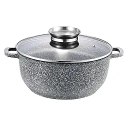 Каструля Gusto покриття Ceramic Snow 4,5 л (GT-2604-24)