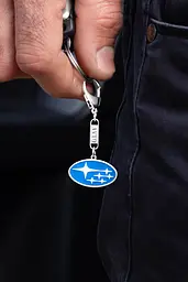 Срібний брелок Subaru (Субару) (9014.1) - мініатюра 4