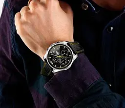 Чоловічий годинник Skmei 9106 Spider Жовтий - мініатюра 9
