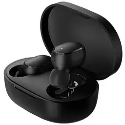 Бездротові навушники Xiaomi Redmi Buds Essential (BHR6606GL) стерео чорна гарнітура - мініатюра 2