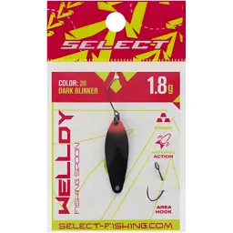 Блешня Select Welldy 1.8g 31mm #20 Dark Blinker - мініатюра 2