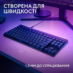 Клавіатура Logitech G515 TKL Gaming - чорний - US INT'L (L920-012872) (7031706) - мініатюра 3