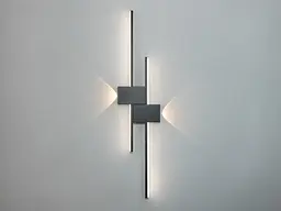 Бра настінне LED Diasha 1562/800BK, 30W, 4100K, чорний, лінійний стиль, IP20, 1650 лм