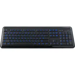 Клавіатура HQ-Tech KB-307F Blue LED USB black