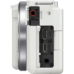 Бездзеркальний фотоапарат Sony ZV-E10 Body White (ILCZVE10W.CEC) [106903] - мініатюра 6