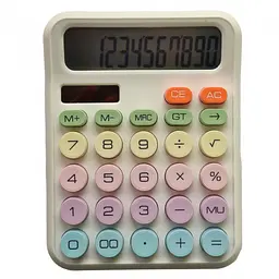 Офісний калькулятор різнокольоровий на батарейках Karuida KK 2280