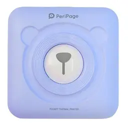 Портативний Bluetooth термопринтер PeriPage A6 Blue