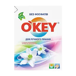 Пральний порошок O'KEY Universal Для ручного прання 400 г (4820049381177)