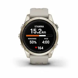 Смарт-годинник Garmin Epix Pro Gen 2 Sapphire 42mm Soft Gold w. Light S. Band (010-02802-10/11) - мініатюра 9